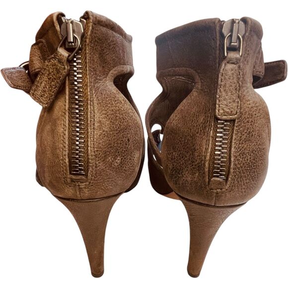 Prada Suede Platform Strappy Heel Shoes - Picture 4 of 10